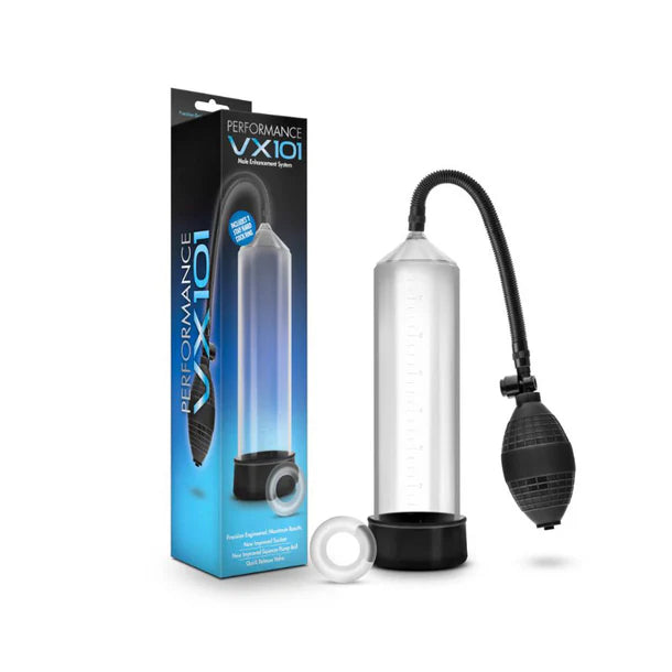 vibrating cock sleeve for faster orgasm accessories-Performance VX101 Male Enhancement Penis Pump by Blush