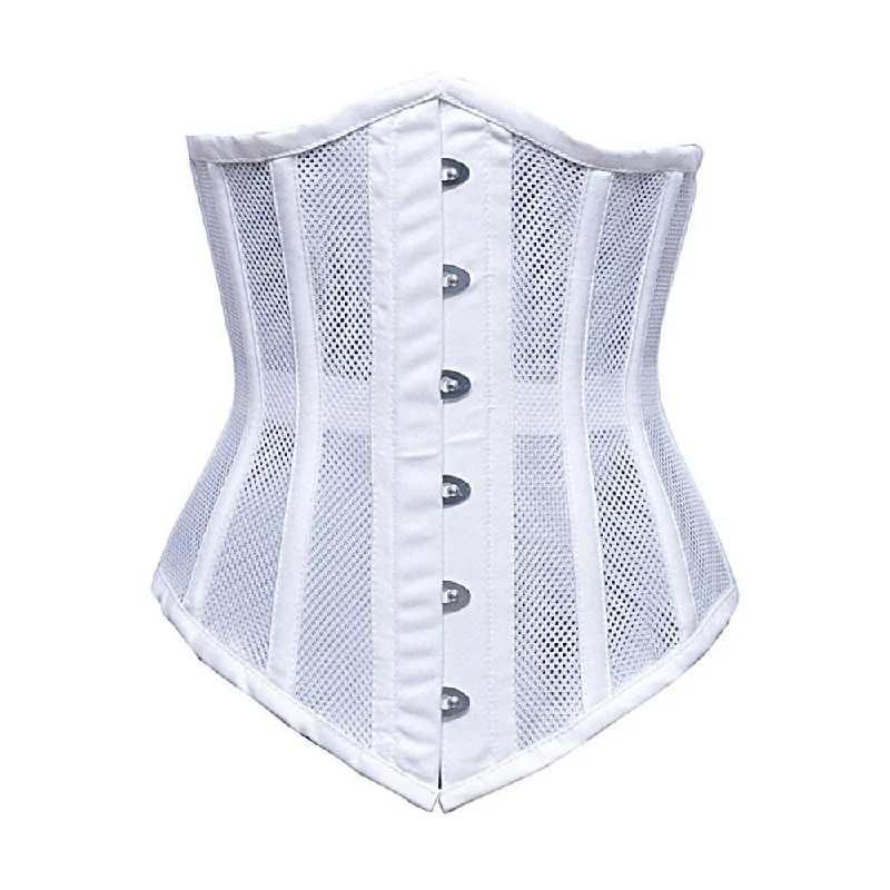 corset with leather lines-Dahlia Custom Made Corset