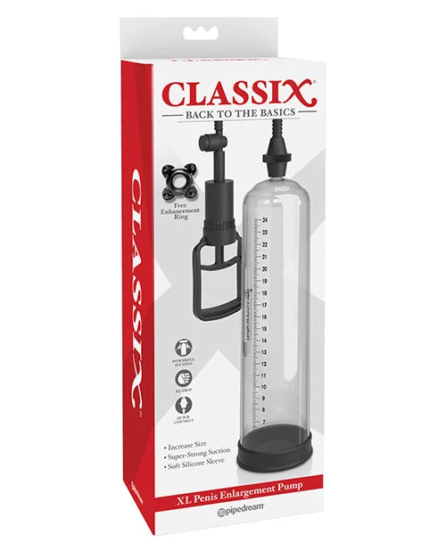 vibrating dildo with ergonomic design for pleasure accessories-Classix Xl Penis Enlargement Pump