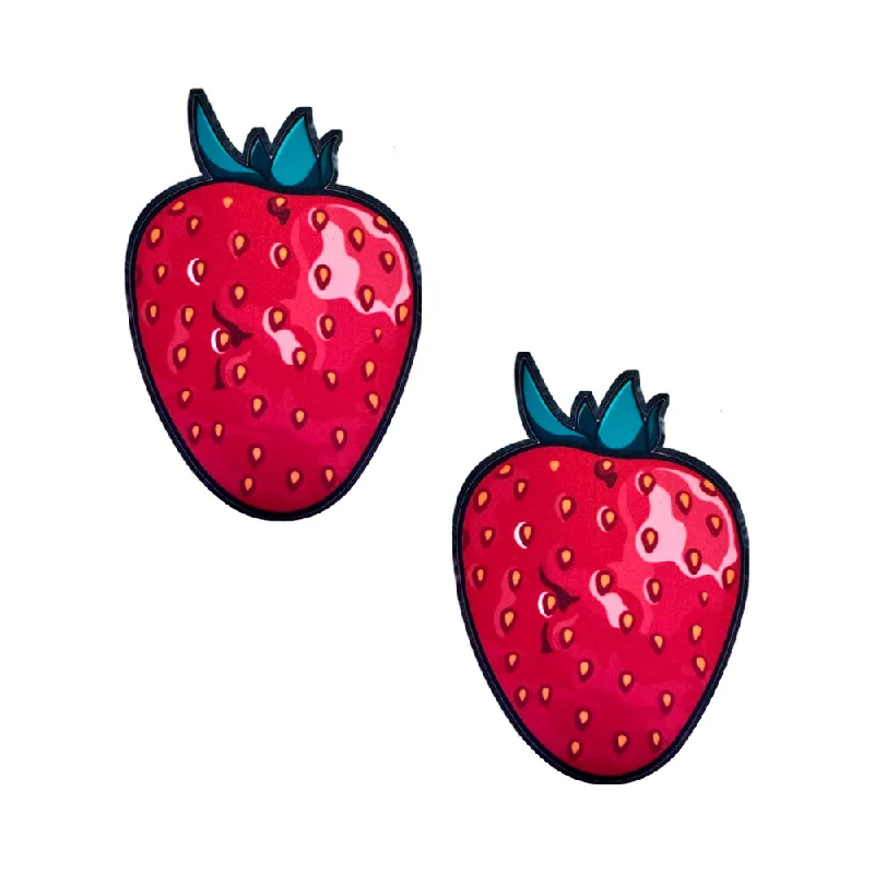 sexy-lingerie-for-bedroom-Neva Nude Sinfully Sweet Strawberry Edible Nipple Pasties