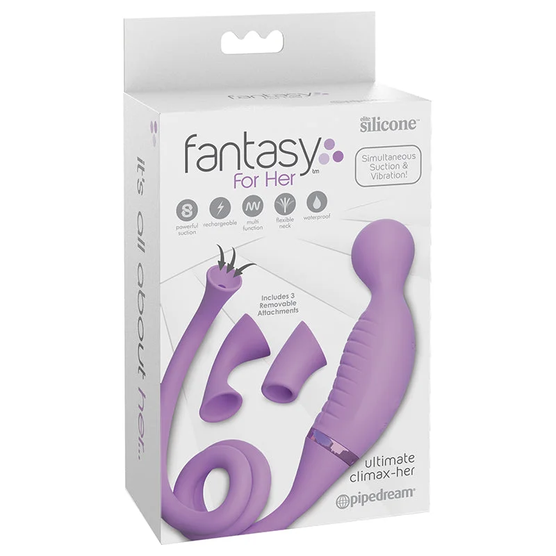 vibrating anal toy with multiple settings accessories-Fantasy for Her Ultimate Climax-Her