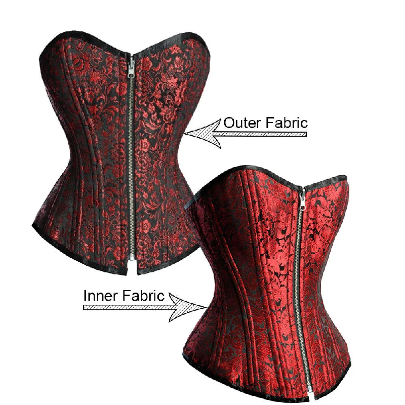 corset for club curves-Edith Reversible Waist Training Corset