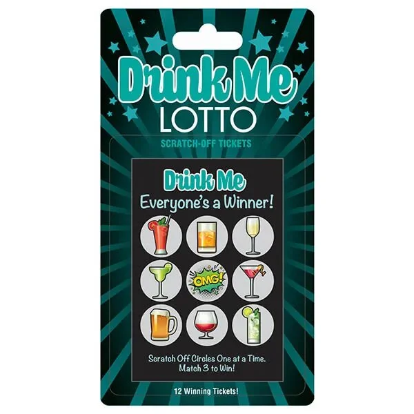 vibrating love egg for use with lubricant accessories-DRINK ME LOTTO SCRATCHER