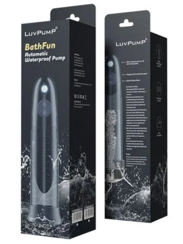 vibrating prostate toy with easy control accessories-Luv Pump Bath Fun Automatic Penis Pump