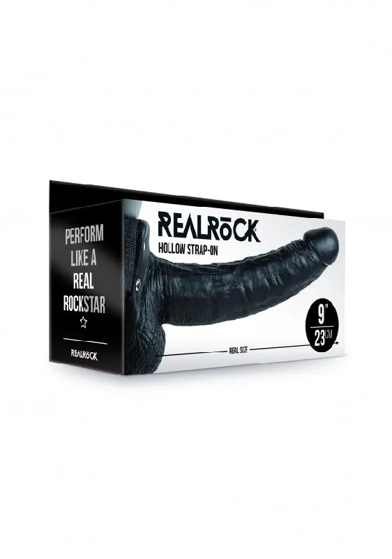 vibrating anal toy for men with different speeds accessories-Hollow Strapon with Balls - 9'' / 23 cm