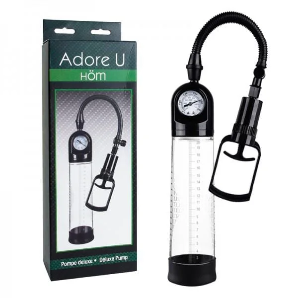 rechargeable vibrating sex toy with quiet motor accessories-Adore U Höm - Deluxe Pump