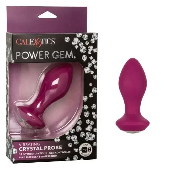 vibrating cock ring for enhanced intimacy accessories-Power Gem Vibrating Crystal Probe-