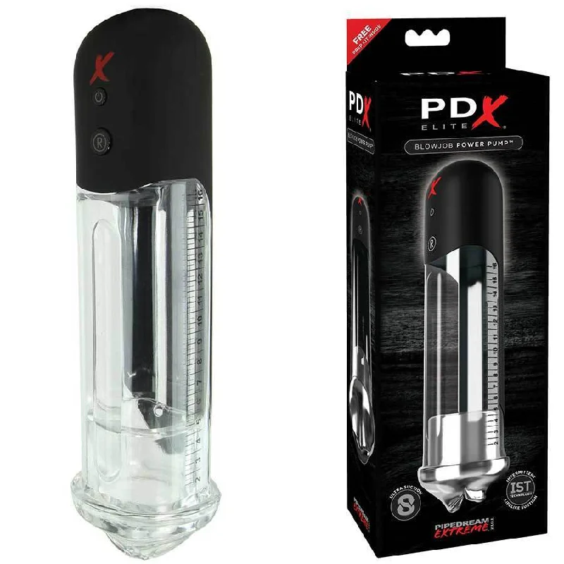 vibrating sex toy for anal and clitoral stimulation accessories-PDX Elite Blowjob Power Pump | Automatic Sucking Penis Pump